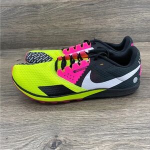 Mens Nike Zoom Rival XC 6 White-Black Hyper Pink/Rose Cross Country Running Shoe